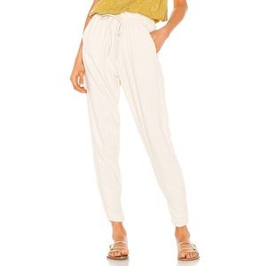 Iris Stonewash Paper Bag Waist Trouser Size: S/M